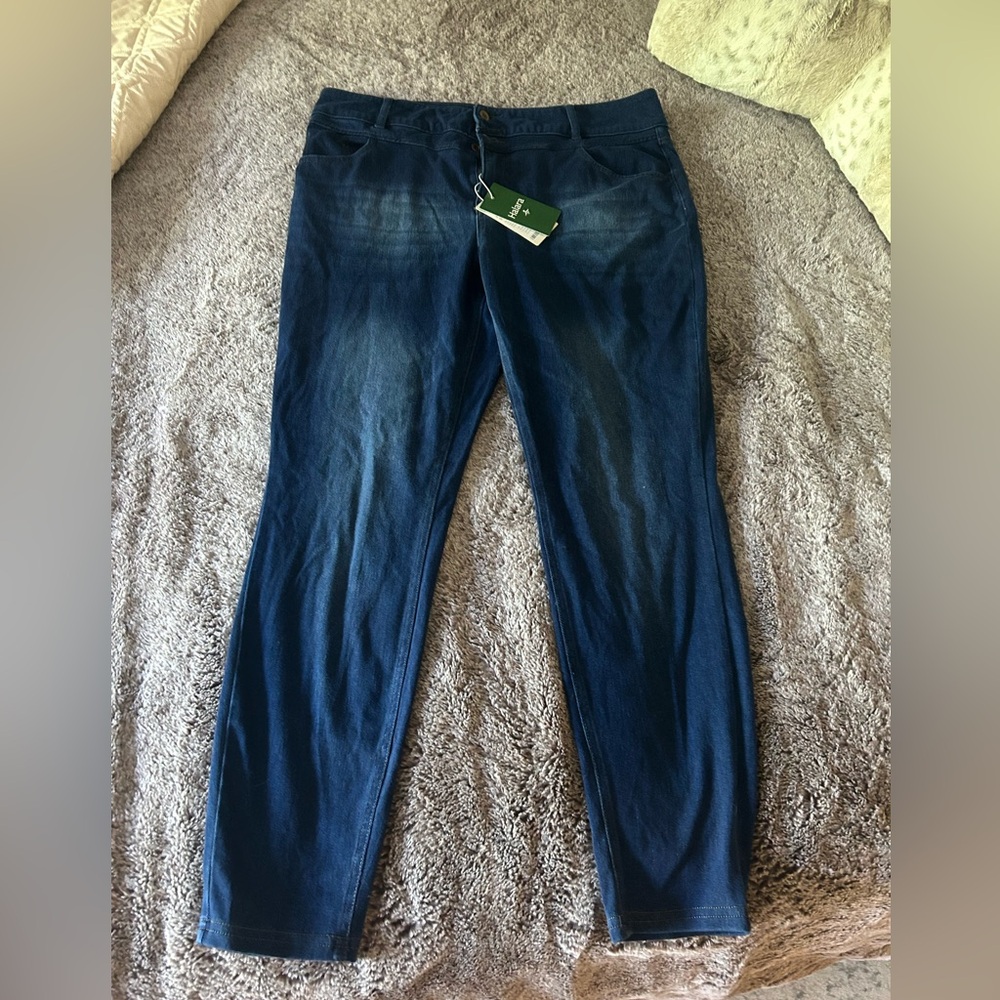 HALARA Dark Blue Skinny Jeans